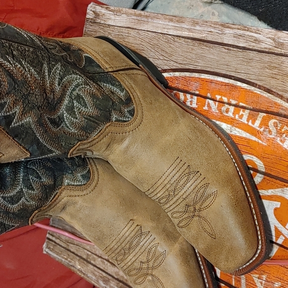 Mens NIB Laredo Western Square Toe Boots - Picture 3 of 8